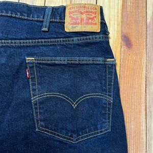 Levi Strauss Co 550 Jeans Mens Dark Wash Relaxed Fit Denim Pants Size 50x30
